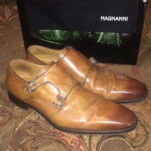 Magnanni Men’s Double Monk Strap Shoes